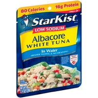 Starkist alacsony nátrium -fehér albacore tonhal vízben, 2. tasak