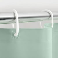 Mainstays alapvető könnyű vastagságú peva szilárd zuhanyfüggöny bélés, súlyozott mágneses szegély, menta, 70 71