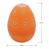 A húsvéti élénk műanyag húsvéti tojások megünneplésének módja fehér százszorszépekkel, számolás