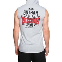 Batman férfi DC DC Batman Gotham Boxing pulóver izom kapucnis pulóver