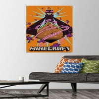 Minecraft-Enderman fali poszter Pushpins, 22.375 34