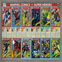 Marvel Comics-Marvel 80. évfordulója-kártyák fali poszter, 22.375 34