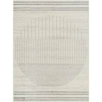 Művészi szövők Floransa geometriai terület szőnyeg, szürke, 7'10 kerek