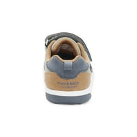 Munchkin kisgyermek fiúk Maxwell Grey Casual Sneaker, Méretek 7-12