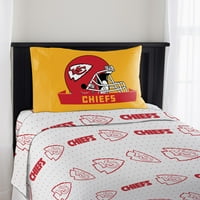 Kansas City Chiefs Twin Lap -készlet, Monument Design, csapatszínek, poliészter, szett