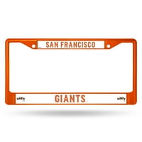San Francisco Giants Team Color Fém Autó rendszám -keret