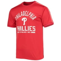 Férfi piros Philadelphia Phillies Top Team póló