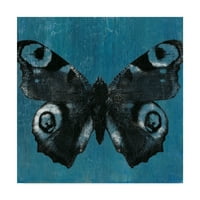 Védjegy Szépművészet 'Chambray Pillangók I' Canvas Art készítette Naomi McCavitt