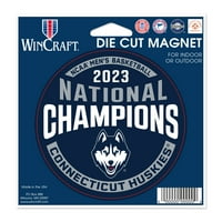 Connecticut Huskies Final Four Champion Die Cut Mágnes