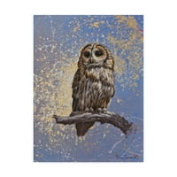 Védjegy Szépművészet „OWL OWL Over Háttér” vászon művészete, Michael Jackson