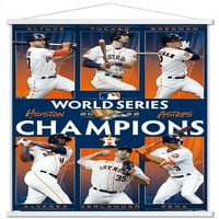 Houston Astros - A World Series Bajnokok fali poszter mágneses kerettel, 22.375 34