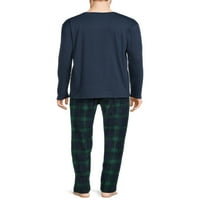 Aeropostale Men's Boxed Gift Pizsamas Sleepwear szett, 3 darab, méret S-XL