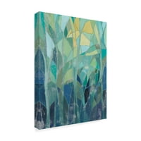 Védjegy Szépművészet 'ólomüveg erdő i' Canvas Art by Grace Popp
