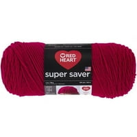 Red Heart Super Saver Fonal, Rouge, akril, 198G, piros