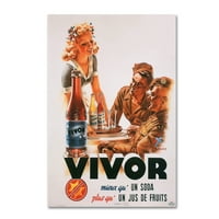 Védjegy Szépművészeti 'Vivor' vászon Art by Vintage Apple Collection