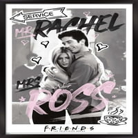 Barátok-Ross és Rachel fali poszter, 14.725 22.375