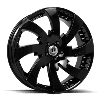 Ötvözetek ötvözet felnik lu 22x9. 6x139. + 78. Gloss Black W Chrome Spike szegecsek