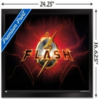 Képregény Film A Flash-Logo Fali Poszter, 14.725 22.375 Keretes