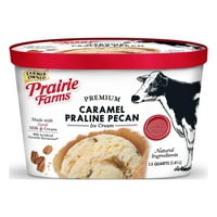 Prairie gazdaságok karamell praline pekándió fagylalt