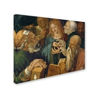 Védjegy Szépművészet „Fiatal Jézus az írástudók között” vászon művészete, Durer