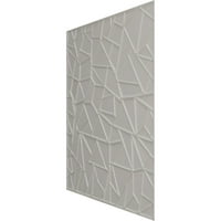 Ekena Millwork 5 8 W 5 8 H Elwod Endurawall dekoratív 3D -s fali panel, univerzális idős fémes viharvert acél