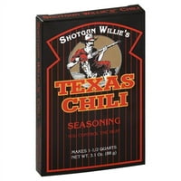 Shotgun Willie's Texas Chili fűszeres, 3. Oz