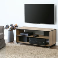 Wood TV állvány tároló konzol kerekekkel TV OAK BTS310601WBB