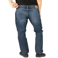 Silver Jeans Co. Men's Machray Classic Fit Straight Fear Jeans - Big & Tall, derékméret 38-56