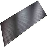 Supermats - Kerékpár -szőnyeg - Nehéz minőségű - Home Light Commercial Super Sűrű hab vinil - fitnesz berendezés szőnyeg, fekete,