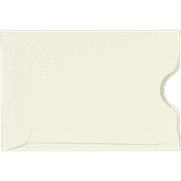 Luxpaper hitelkártya és ajándékkártyák hüvelyek, lb, természetes, csomag, 1. méret 2