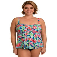 Shore Fit Plus női aquafina vízesés tankini fürdőruhás felső