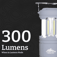Cascade Mountain Tech felbukkanó lámpás és zseblámpa, fénykimenetet lumen, AAA akkumulátorok tartalmazzák