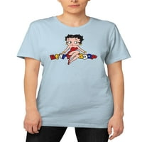 Betty Boop Multolor logo grafikus póló