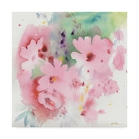Védjegy Szépművészet 'Pale Pink Blossoms' vászon művészete: Sheila Golden