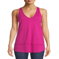 Idő és Tru Női V Neck Tunic Tank Top