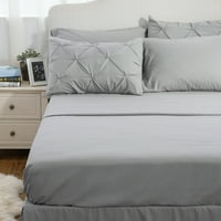Ágyas szilárd, szürke csipeszes ráncos vigasztaló alternatív ágyat táskába állítja le