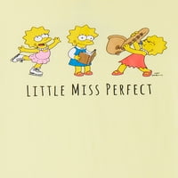 A Simpsons lányok grafikus pólók, 3-csomag, méretű 4- és plusz