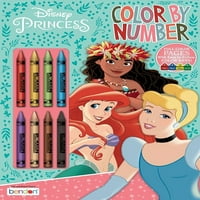 A hercegnő színe szám szerint ceruzákkal
