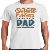 Graphic America Apák napi vicces szuperhatások ing apa férfi pólóhoz