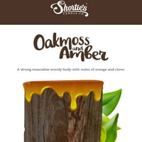 Oakmoss & Amber gyertya - nagy fehér 16. oz. Nagyon illatos edény gyertya - természetes olajokkal készült - füstölő és földi