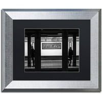 Védjegy Szépművészet Fifth Ave Canvas Art készítette: Philippe Hugonnard, fekete matt, ezüst keret