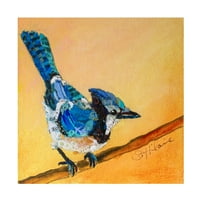 Elizabeth St Hilaire 'Blue Jay Blessing' Canvas Art