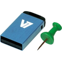 V 16 GB kék nano USB flash meghajtó
