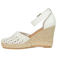 Brinley Co. Női Espadrille Wedge Mary Jane Sandal