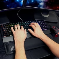 Gaming billentyűzet csuklótámasz puha Memóriahabbal támogatja a teljes méretű billentyűzeteket az ENHANCE segítségével-anti-Fray