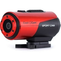 Cool-iCam s vízálló akció kamera 720P 30fps-piros