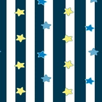 Csillagok és csíkok eltávolítható vinil háttérkép, Fisher- - Navy
