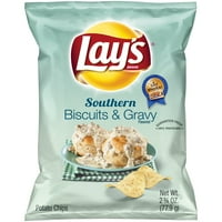 Lay déli keksz és mártás burgonya chips 2. Oz. Táska