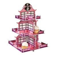 Pink Ninja Cupcake Holder - Party Supplies - Dary