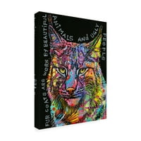 Védjegy Képzőművészet 'Psychedelic Bobcat' vászon művészete: Dean Russo
